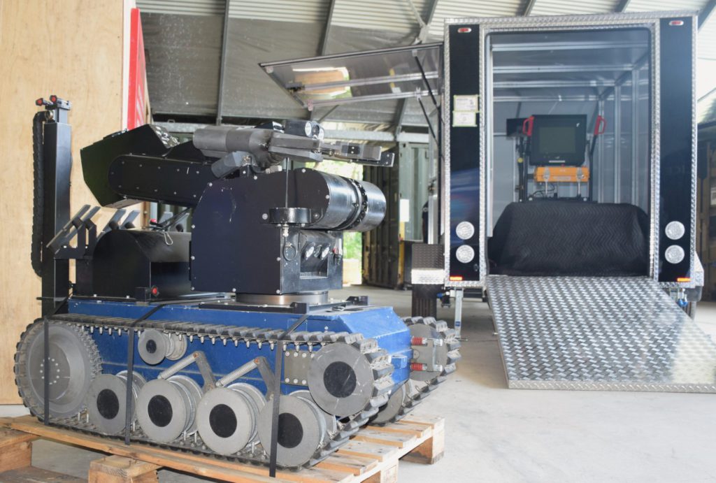 Australia gifts bomb disposal vehicle to Solomon Islands 2 tEODor RPV 2