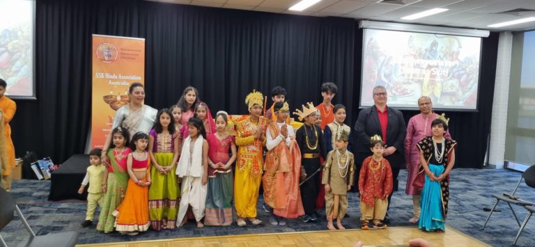 Melbourne’s Springvale Reserve Hall illuminated by SSK Hindu Association’s Dusshera and Diwali festivities