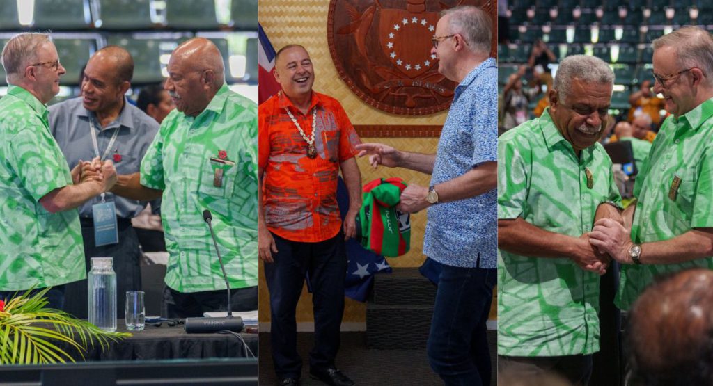 Glen Maxwell celebrates as Australia moves to semi finals Image Source @ICC XTwitter 6 1