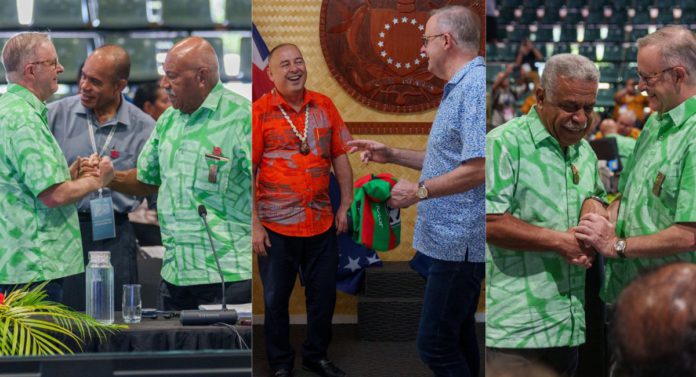 Image: PM Albanese at the 52nd Pacific Islands Forum Leaders Meeting (Source: X)