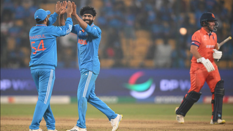 India dominates Netherlands with 160-run victory in league stage with 100 per cent win record