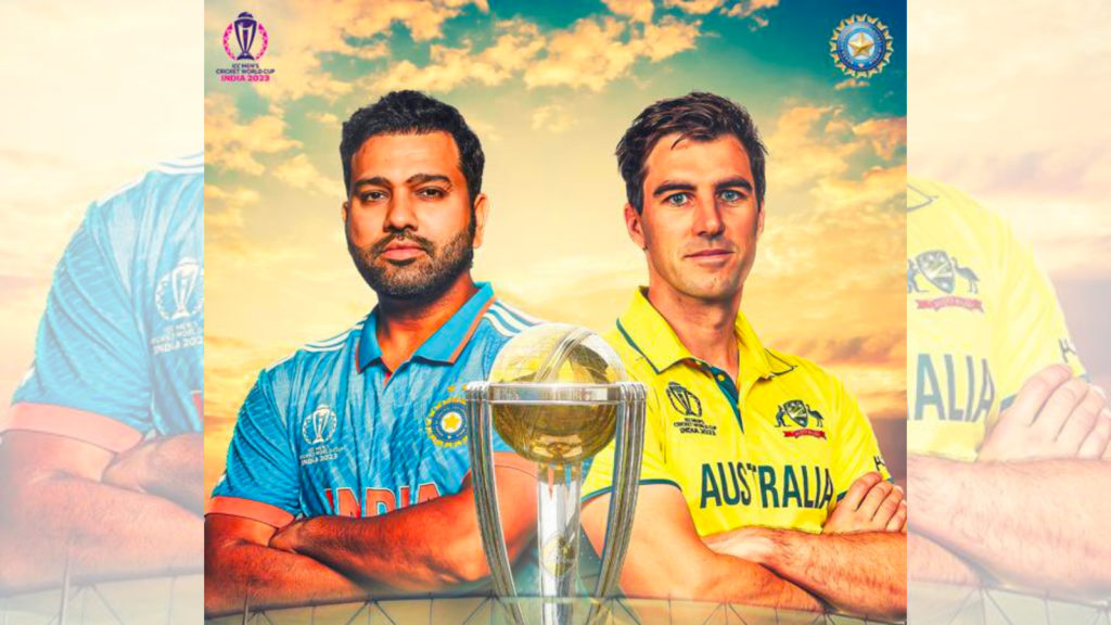 India and Australia face-off in ICC World Cup 2023; Image Source: X/Twitter @BCCI