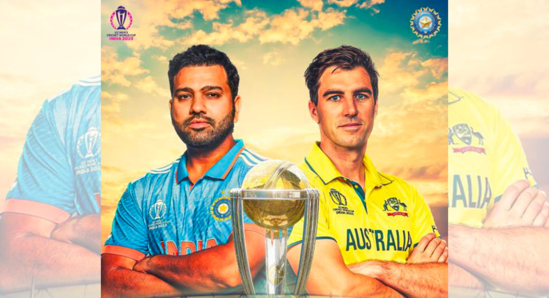 India and Australia face-off in ICC World Cup 2023; Image Source: X/Twitter @BCCI