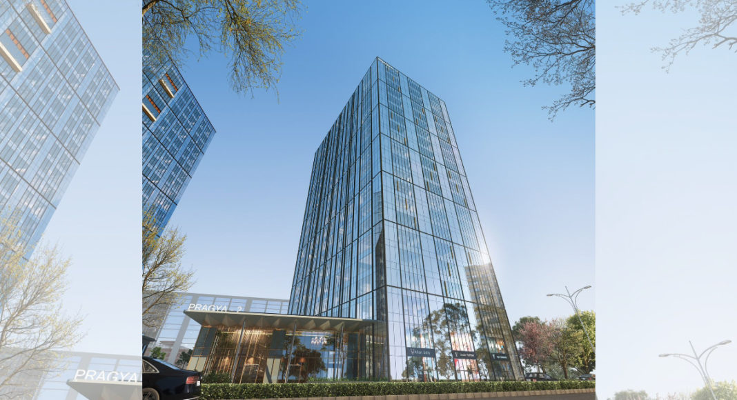 Artists’ impressions of the UOW India campus (Image: Supplied)