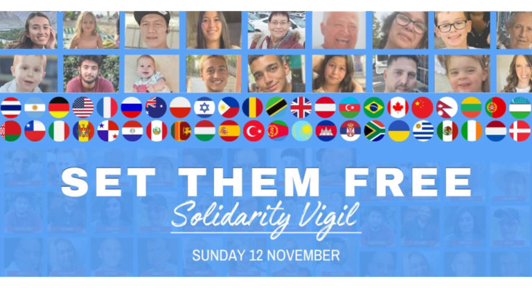 Solidarity Vigil for Global Victims of Terror in Sydney