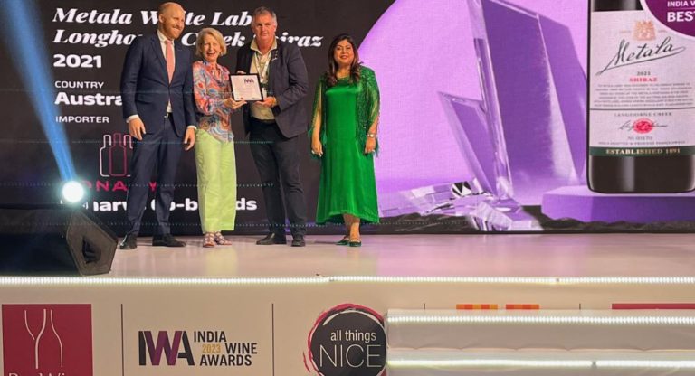 South Australia’s Metala wins Best Wine award and Gold Medal on its debut in India