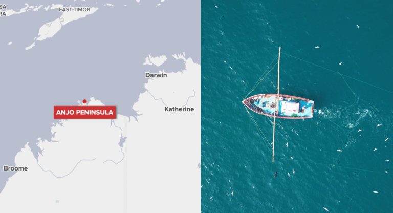 Twelve men allegedly from Bangladesh and Pakistan arrive by boat on remote Western Australian shore