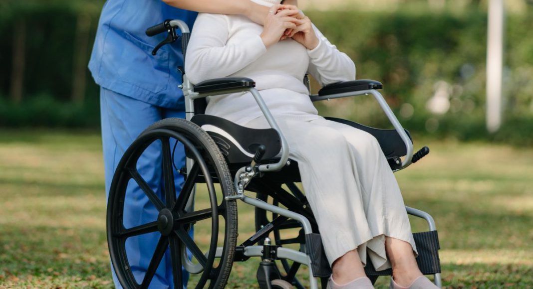 Representative image: Aged care worker (Source: CANVA)