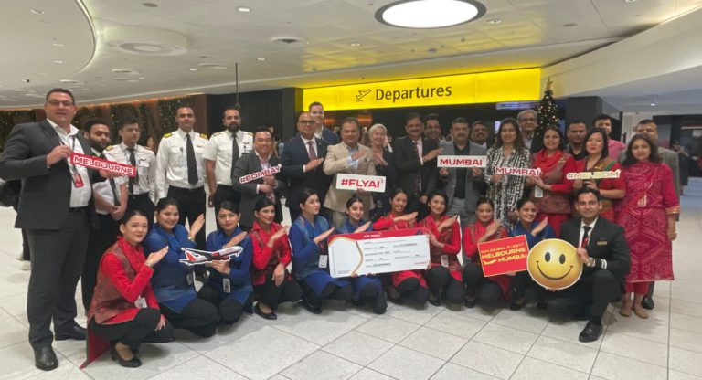 Air India’s inaugural ‘Melbourne to Mumbai’ flight takes off amid festive celebrations