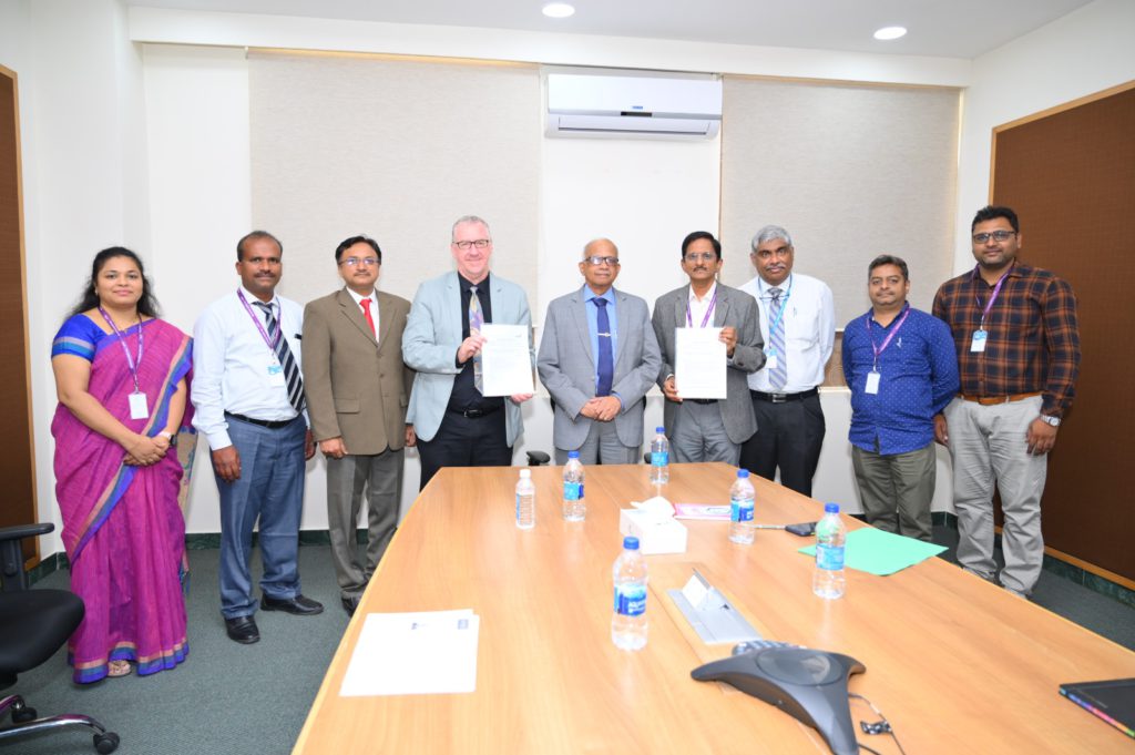 Monash University and India's Apollo University Forge Partnership to Advance Digital Health and AI 1 Monash University's Professor Chris Bain along with Apollo University's Professor Satyanarayana Rentala and other TAU staff for the MOU signing in Chittoor, India; Image Source: Supplied