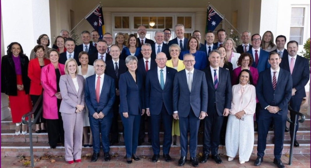 PM Anthony Albanese Ministry; Image Source Supplied