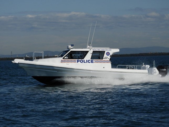 RPNGC PPV Baki II departing Port Moresby harbour 20