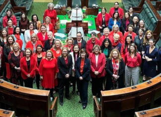 Historic Gender Balance Achieved in Victorian Parliament: A Leap Forward for Women’s Representation Women in Victorian Parliament; Image Source; @NatalieHutchins