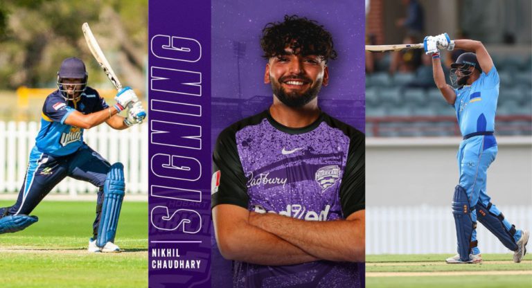 India-born cricketer Nikhil Chaudhary to debut for Hobart Hurricanes