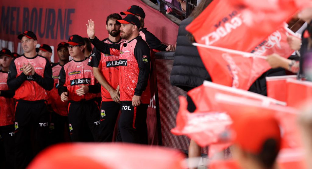 Aaron Finch, Melbourne Renegades; Image Source XTwitter @RenegadesBBL