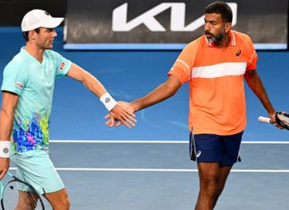 Indian Rohan Bopanna and Australian Matt Ebden; Image Source; Tennis Australia-Australian Open