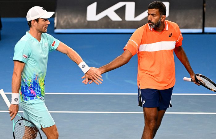 Indian Rohan Bopanna and Australian Matt Ebden; Image Source; Tennis Australia-Australian Open