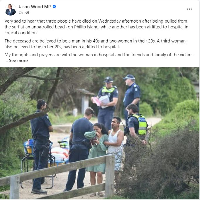Four Indian-origin people including two International Students died after drowning in Phillip Island 5 Screenshot 2024 01 25 102838 4