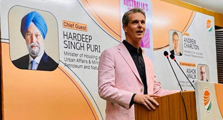 Dr Andrew Charlton takes ‘Australia’s Pivot to India’ to New Delhi