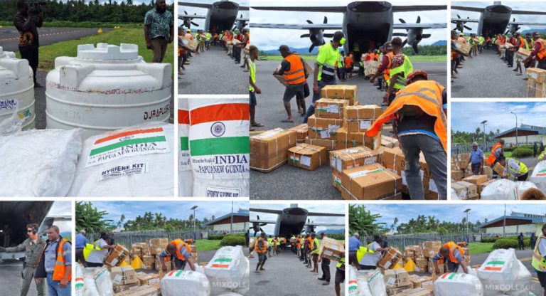 “Friend indeed”: Australian Air Force helps deliver India’s $1 million relief aid to PNG