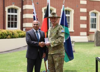 Bronze Commendation to Captain Rajendra Pandey; Image Source; Supplied