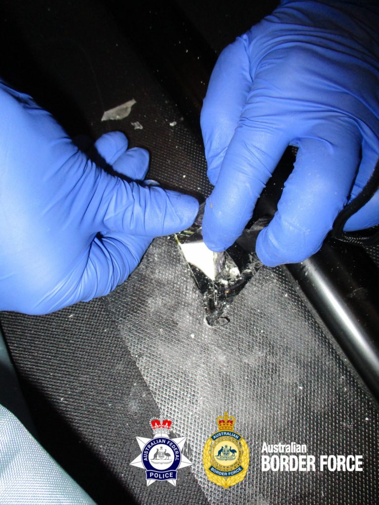 United States national charged for allegedly importing 2kg cocaine into Melbourne 1 Concealed drugs 1