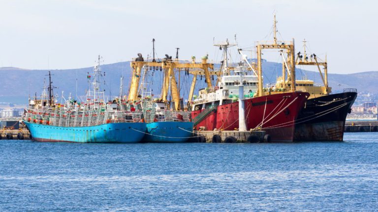 Workers allegedly forced to work without pay on a fishing vessel
