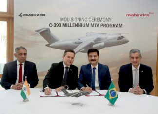 Embraer signs MOU with Mahindra; Image Source- Supplied