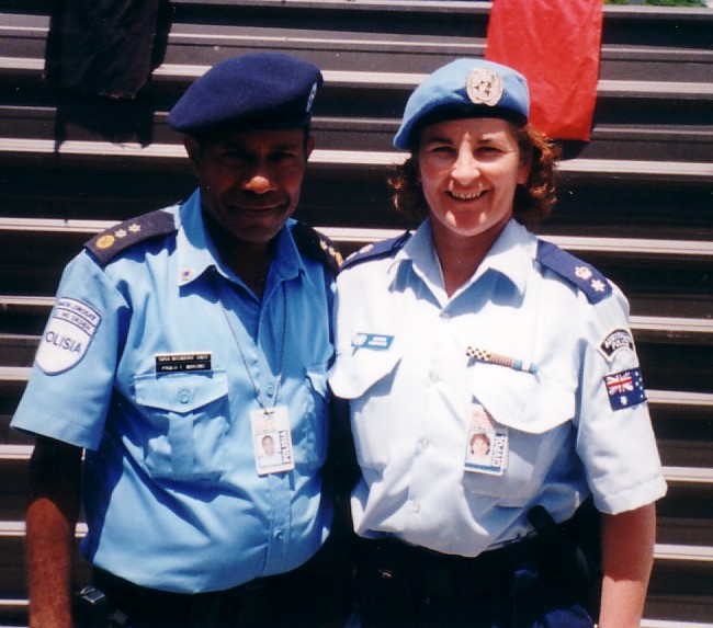 Det Supt Andrea Humphrys East Timor Police Commissioner 2002 5