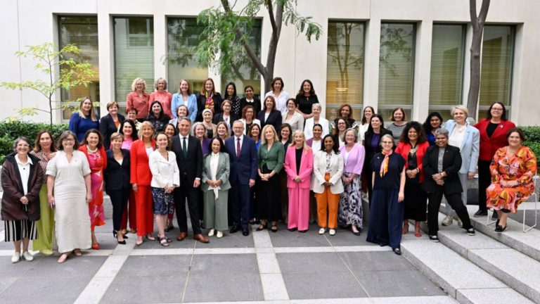 First time Australian government has over 50% women at the table