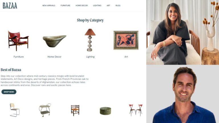 Aria and Thib launch Australia’s premier online marketplace for vintage and antique homewares