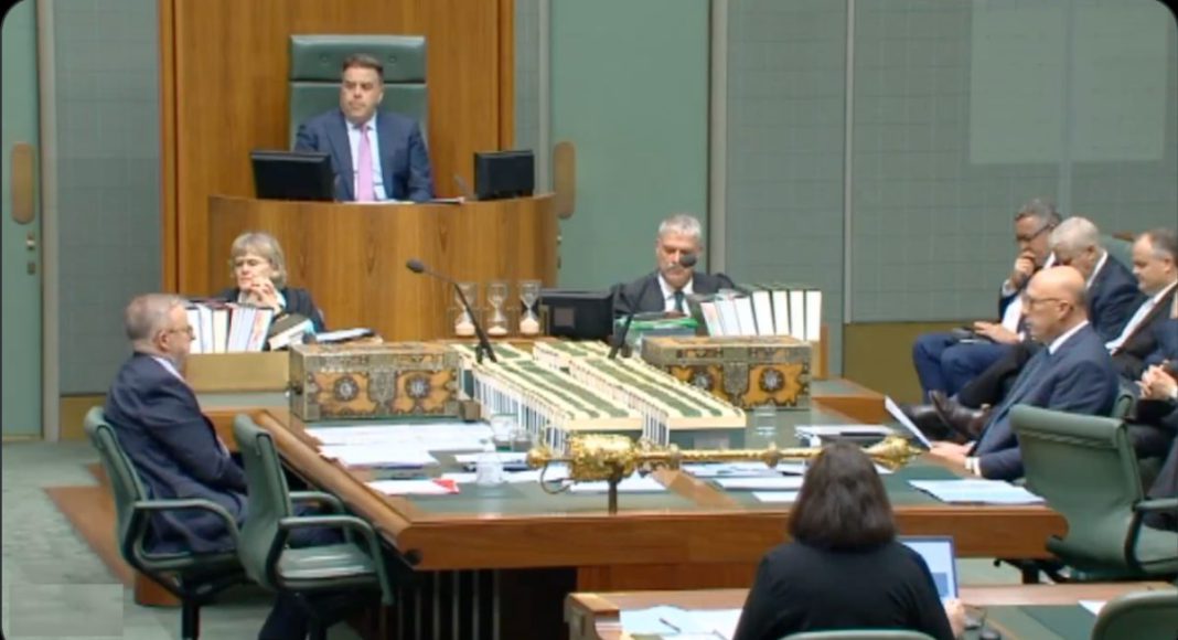 Parliament of Australia; Image Source @Screenshot