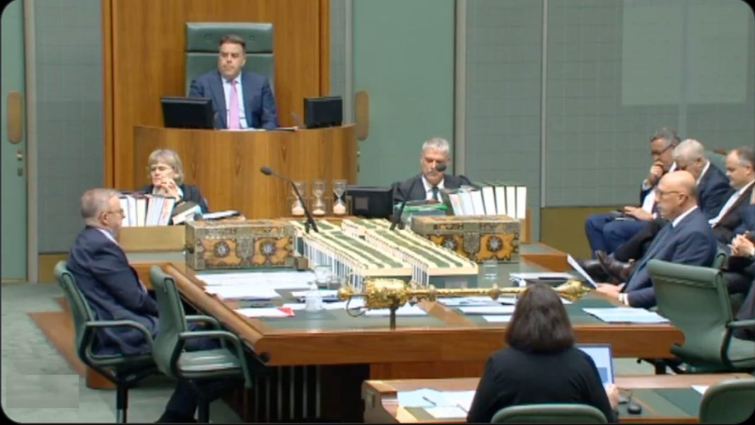 Parliament of Australia; Image Source @Screenshot