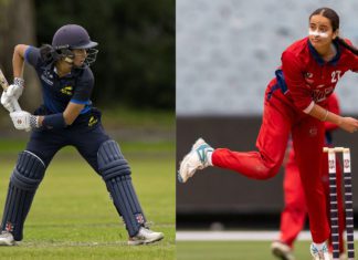 Samara Dulvin (Blue) and Hasrat Gill (Red)selected for Australian women's U19 squad; Image Source: Cricket Victoria