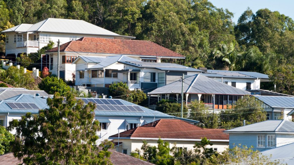 Suburban roof tops; Image Source: @Canva