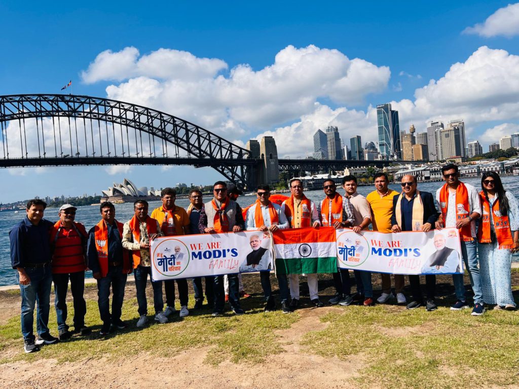Overseas Friends of BJP' Australia Launches "Modi for 2024" Campaign Across Major Cities; Image Source: Supplied