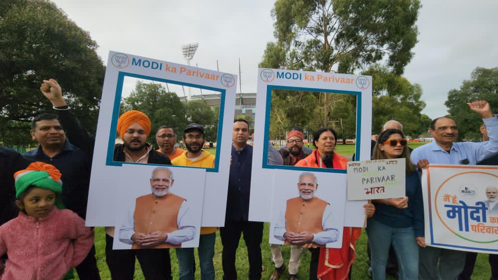 Overseas Friends of BJP' Australia Launches "Modi for 2024" Campaign Across Major Cities; Image Source: Supplied