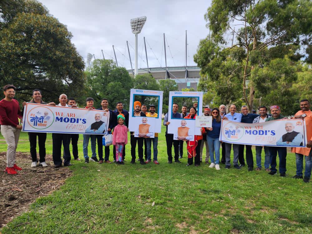 Overseas Friends of BJP' Australia Launches "Modi for 2024" Campaign Across Major Cities; Image Source: Supplied