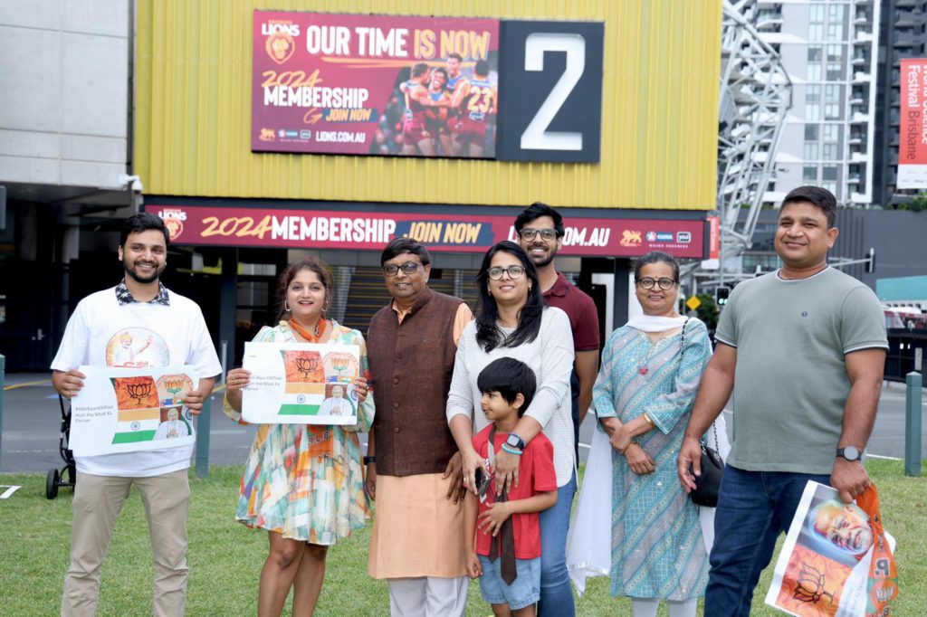 Overseas Friends of BJP' Australia Launches "Modi for 2024" Campaign Across Major Cities; Image Source: Supplied