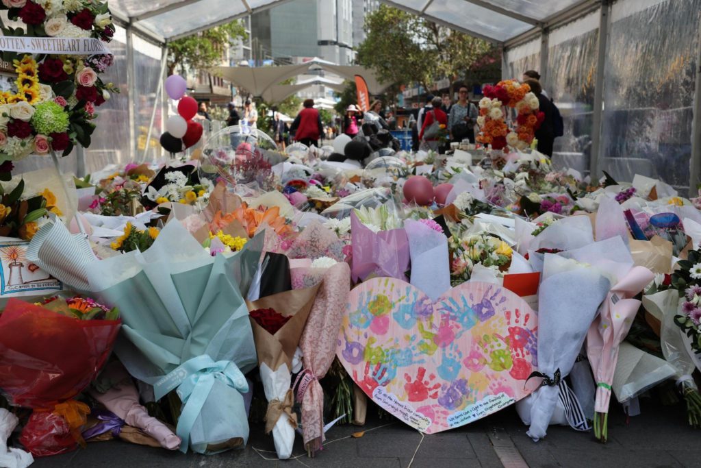 Bondi Junction, Flowers to pay respect-I amge Source: X @ChrisMinnsMP