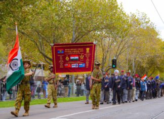 Indian Contingent in ANZAC Parade 2024, Melbourne; Image Source: The Australia Today