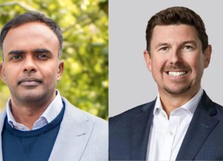 UST Australia's C R Kumaran and Strativity Group' Brad Meehan; Image Source: Supplied
