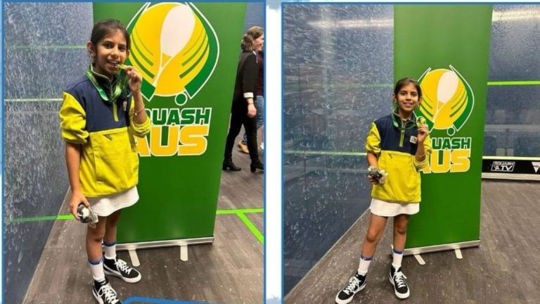 Young Indian Squash prodigy Aradhana Singh wins Australian Junior Open Under 11 championship