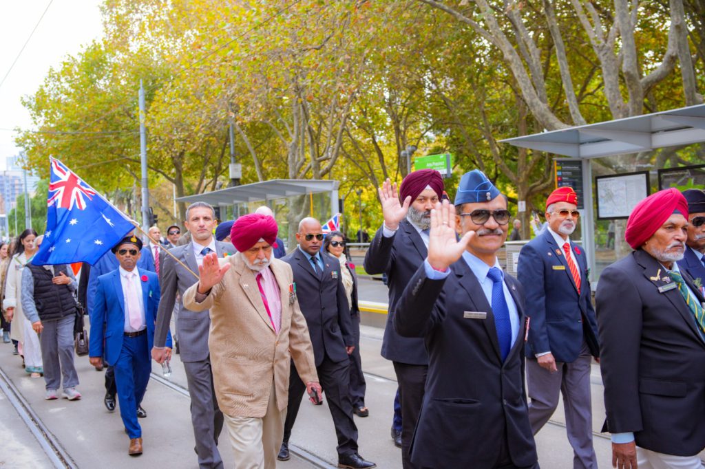 Indian Contingent in ANZAC Parade 2024, Melbourne; Image Source: The Australia Today