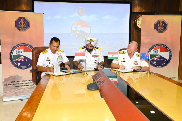 India, Australia, Indonesia trilateral maritime security workshop: Strengthening regional collaboration