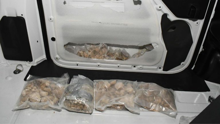 Multimillion-Dollar drug stash found hidden in vans on cargo ship
