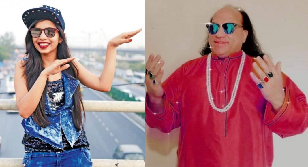 Image: (Left) Dhinchak Pooja and (Right) Chahat Fateh Ali Khan - popular cringe pop icons (Source: Youtube screenshot)