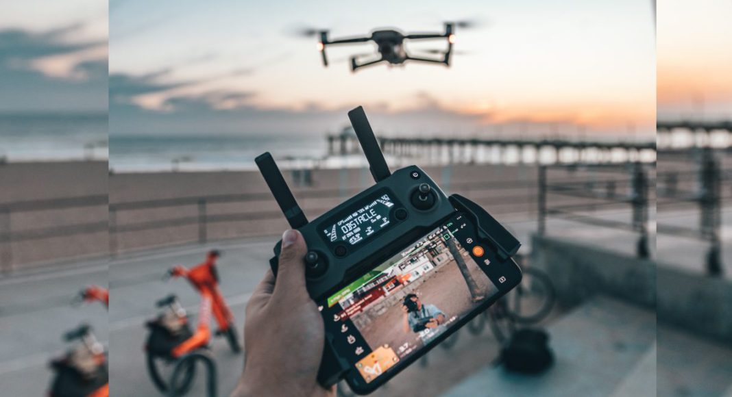 Drones are an example of the ‘dual-use technologies’: Image Source @CANVA