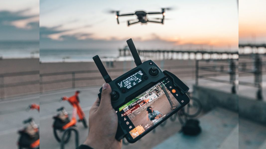 Drones are an example of the ‘dual-use technologies’: Image Source @CANVA