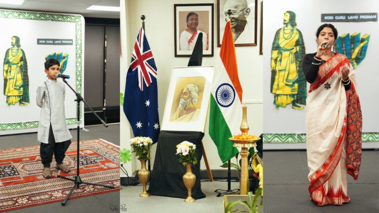Perth’s Indian community honours Gurudev Rabindranath Tagore on 163rd birth anniversary